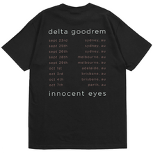Load image into Gallery viewer, Innocent Eyes 20th Anniversary Tour Tee